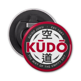 Kudo – Minimal Japanese Martial Arts Emblem Flasköppnare