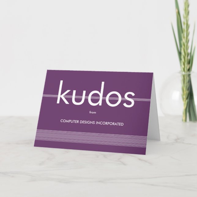 Kudos Grattiss Card Kort (Framsida)