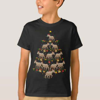 Kudu Julafton Träd Gift Santa Hat Kudu jul T Shirt