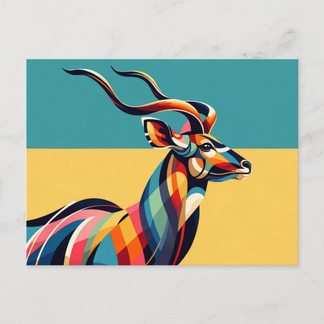 Kudu Postcard Vykort (Framsida)