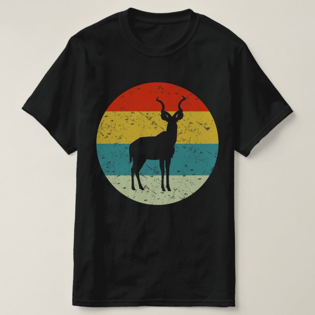 kudu retro vintage silhouette 70s t shirt (Design framsida)
