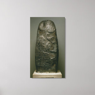 Kudurru av Nazimaruttash, kung av Babylon, c.1328- Canvastryck