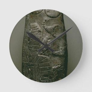 Kudurru av Nazimaruttash, kung av Babylon, c.1328- Rund Klocka