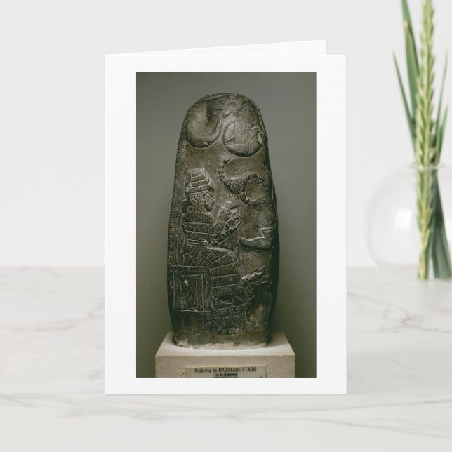 Kuduru of Nazimaruttash, Kung of Babylon, c.1328- Kort (Framsida)