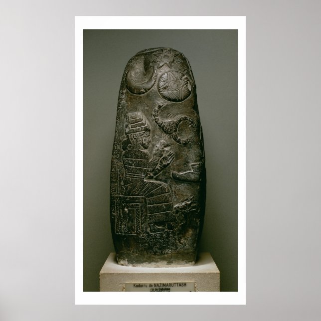 Kuduru of Nazimaruttash, Kung of Babylon, c.1328- Poster (Framsidan)