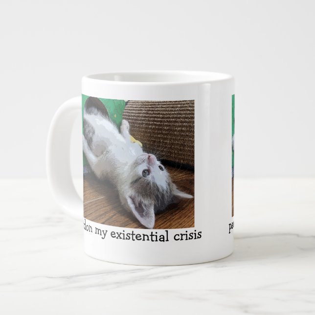 Kudzu och existenskrisen jumbo mugg (Framsida vänster)