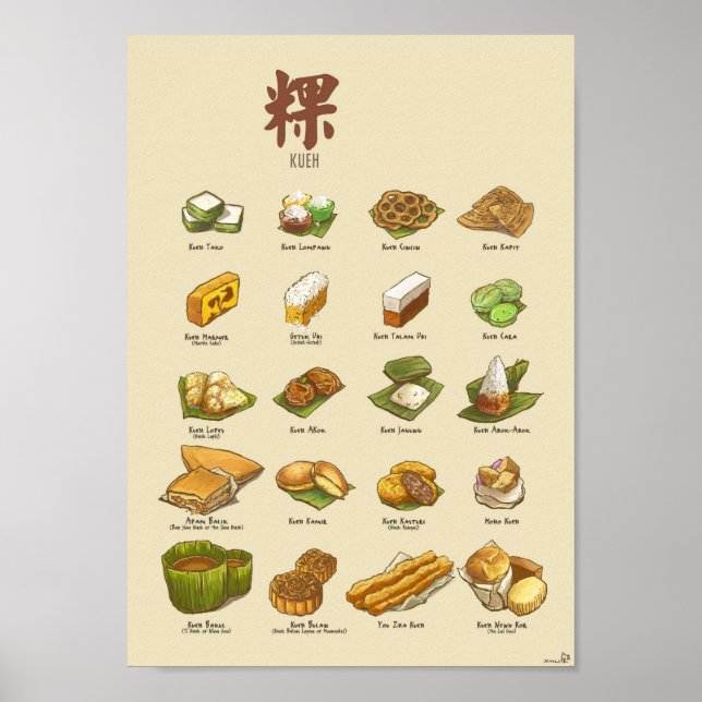 Kueh | 粿 III (A4) Poster (Framsidan)