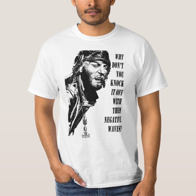 Kufnågot att säga (svarten & vit) t shirt (Framsida)