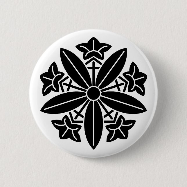 Kuga gentian hjul metallmärke knapp (Framsida)