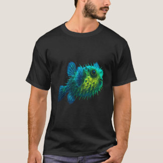 Kugelfisk Älskare Motiv Blowfish Hav Ocean Djur P T Shirt