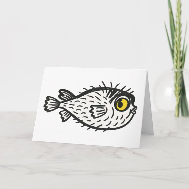 Kugelfisk Greeting card Tack Kort (Framsida)