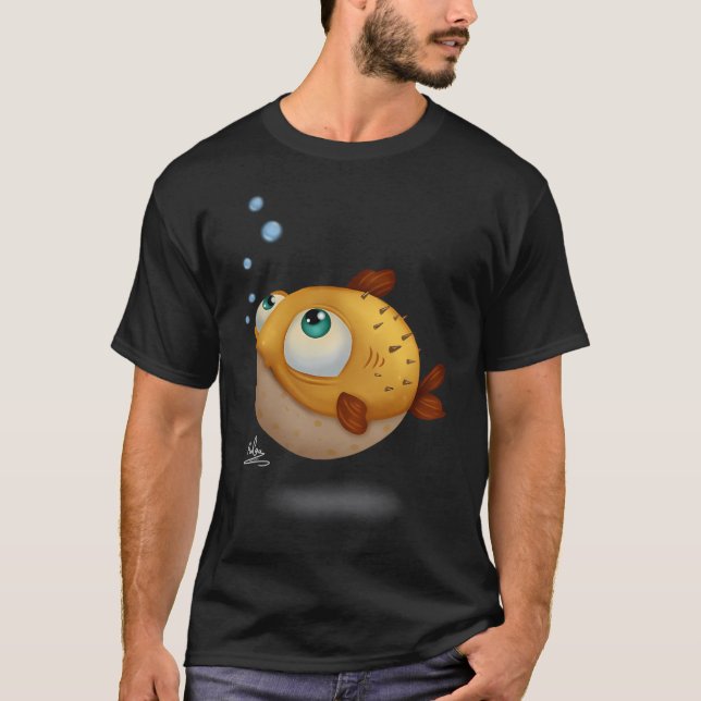 kugelfisk t shirt (Framsida)