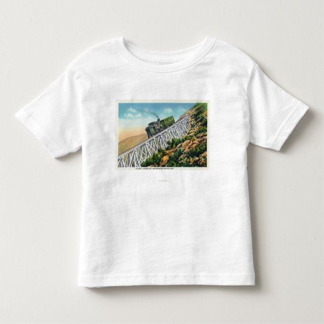 Kuggejärnväg för Mt Washington, Jacob stege T Shirt (Framsida)