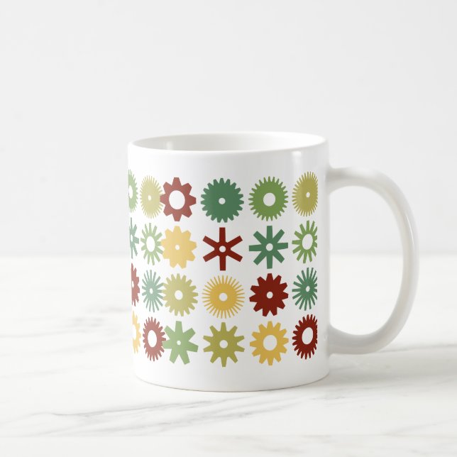Kugghjul - Färger 03 Kaffemugg (Höger)