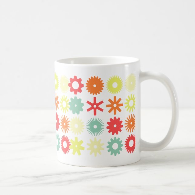 Kugghjul - Färger 04 Kaffemugg (Höger)