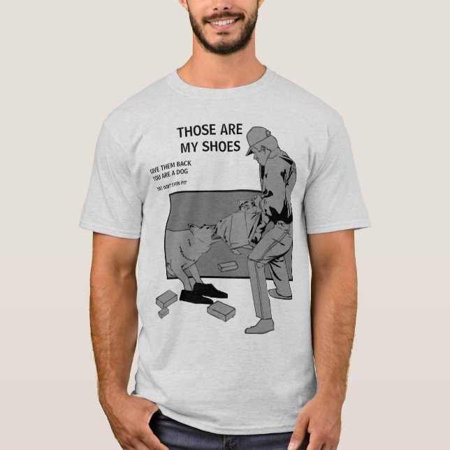 KUGGNING:  De är min skor T-shirt (Framsida)