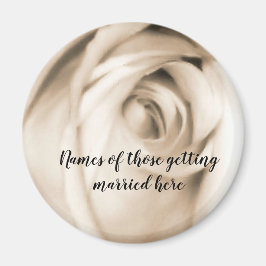 Kuggor av vanilj ro magnet