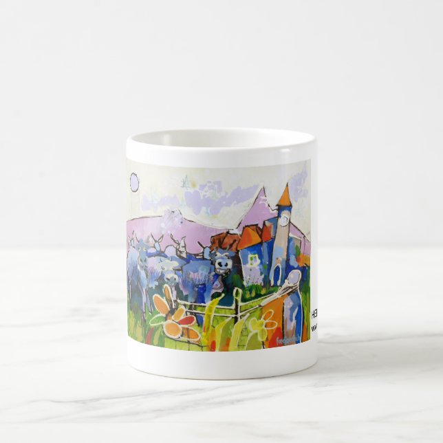 Kuhle Tasse: Herde heimzu II Kaffemugg (Center)