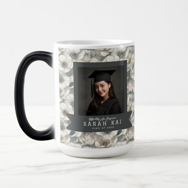 Kühn Anemoner Mönster Sonsonsdotter Examen Magisk Mugg (Vänster)