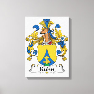 Kuhn familjvapensköld canvastryck
