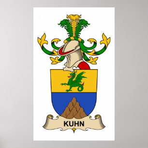 Kuhn familjvapensköld poster