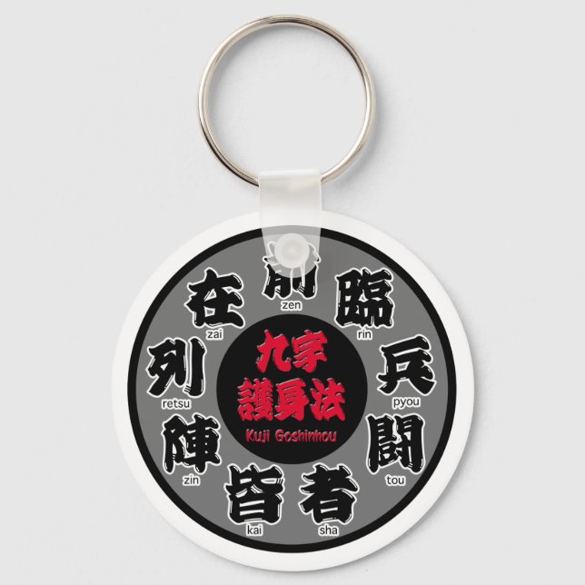 Kuji Goshinhou (九 字 護 身 法) 01 Nyckelring (Framsida)