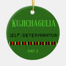 Kujichagulia - Kwanzaa Dag 2 Grönt