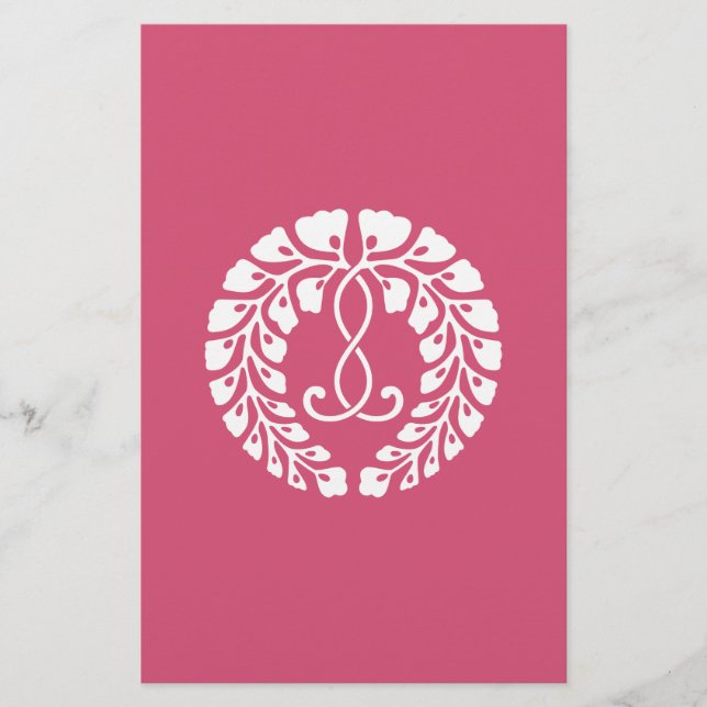 Kujo wisteria brevpapper (Framsida)