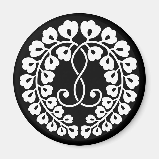 Kujo wisteria magnet (Framsidan)