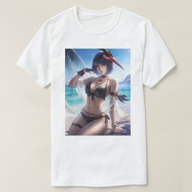 Kujou Sara Swimdress 163 T Shirt (Design framsida)