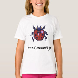 Kukelesaantje pixel art t shirt