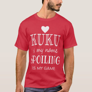 Kuku Är Mitt Namn Hawaii Hawaiianska Mormor retro T Shirt