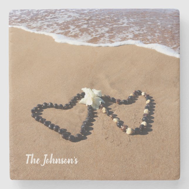 Kukui nöt Leis på hawaiansk sandig Stenunderlägg (Framsidan)