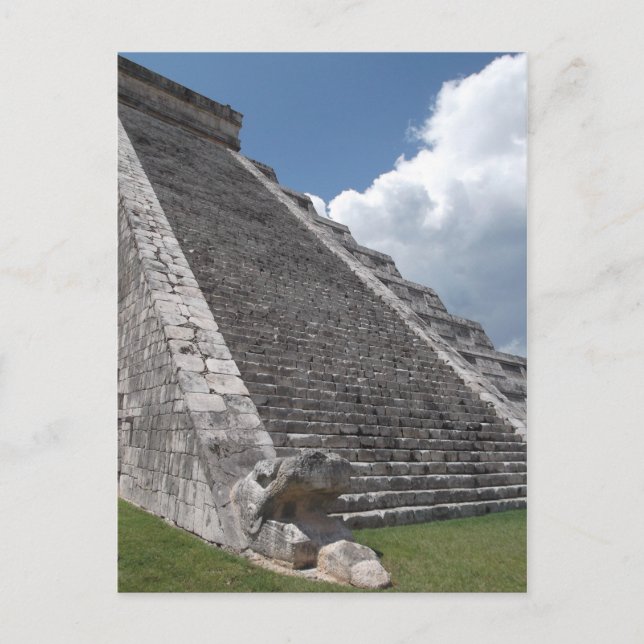 Kukulcan 2:s pyramid 2 vykort (Framsida)