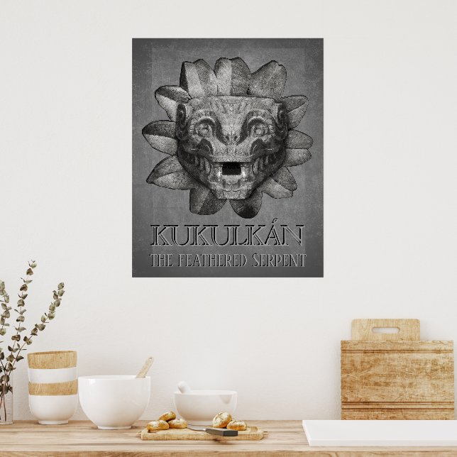 Kukulcán, Feasted Serpent Poster (Kök)