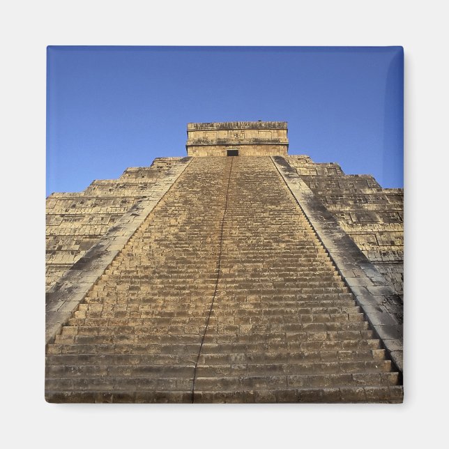Kukulcan Temple eller Castillo Castle) i 2 Magnet (Framsidan)