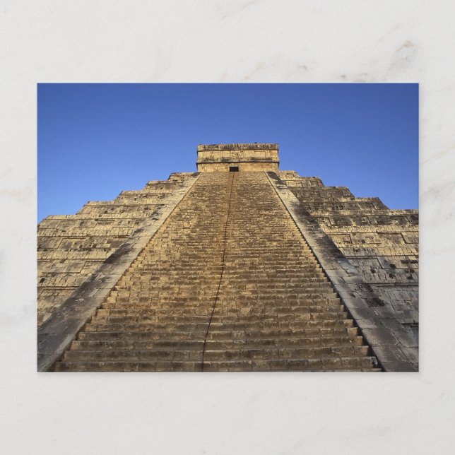 Kukulcan Temple eller Castillo Castle) i 2 Vykort (Framsida)
