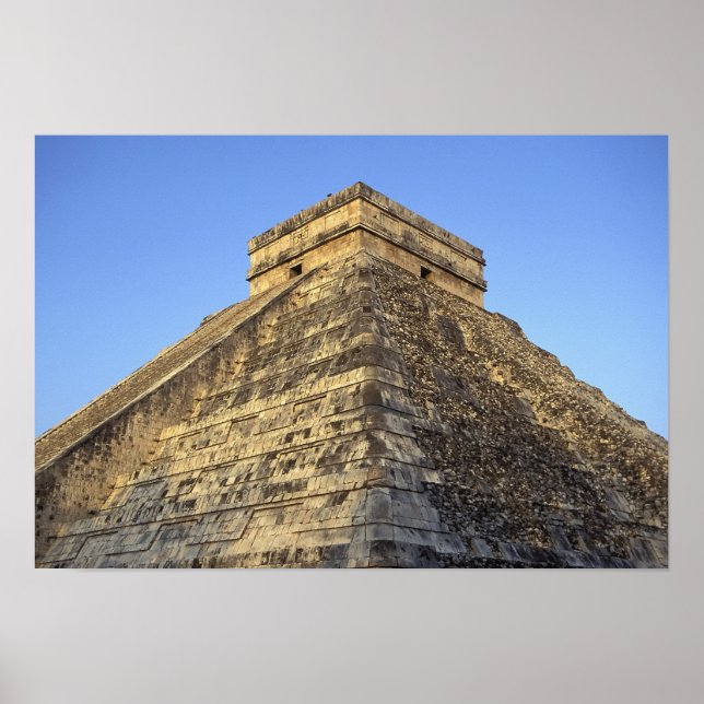 Kukulcan Temple eller Castillo Castle) i Poster (Framsidan)