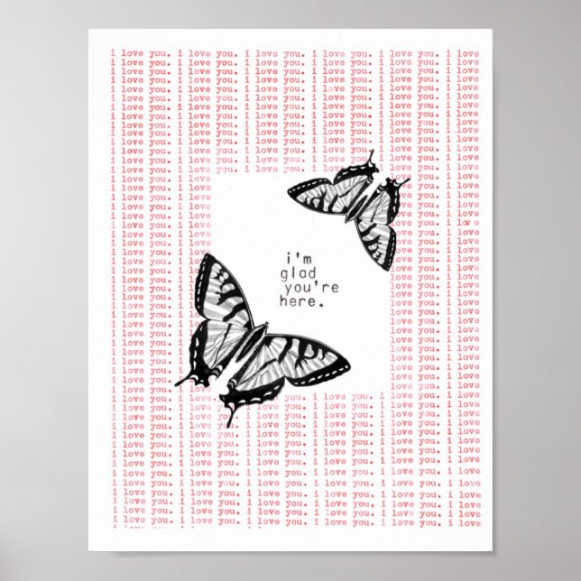 Kul att du är här poster (Framsidan)