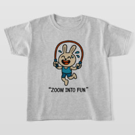 “Kul att hoppa med kaninmask – Barn T-Shirt” T Shirt