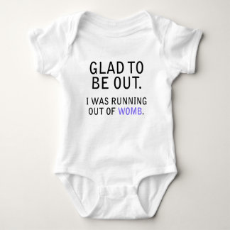 Kul att vara ute. Jag sprang ut ur Womb T-shirt