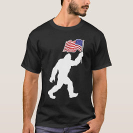 Kul BIGFOOT 4 juli Sasquatch självständighetsdag T Shirt