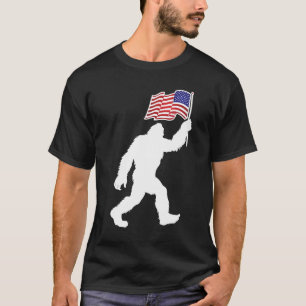 Kul BIGFOOT 4 juli Sasquatch självständighetsdag T Shirt