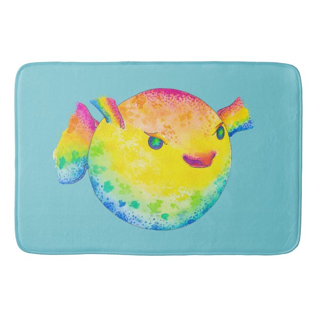 Kul fisk badrumsmatta (Framsidan)