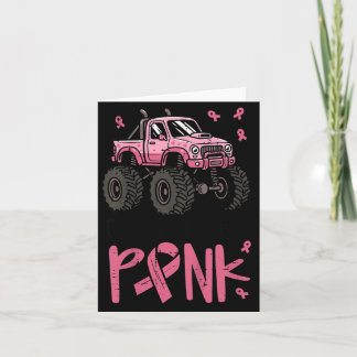 Kul för killar att ha rosa monstertruck-tröja kort