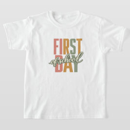 Kul Första Skoldagen Lärare Flickor Tillbaka Till T Shirt