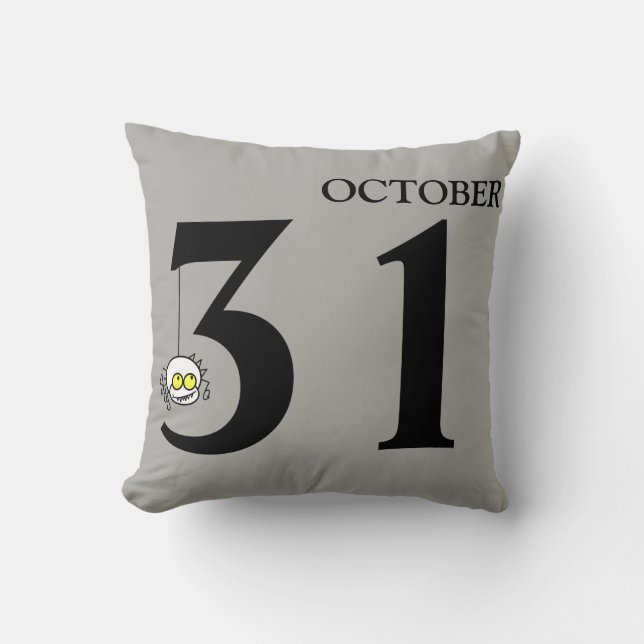 Kul Gott Halloween 31 oktober Kudde (Framsida)