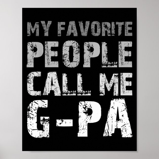 Kul Gpa, så säger ungarna Poster (Framsidan)