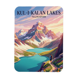 Kul-i-Kalan Lakes Trail Tadzjikistan Magnet
