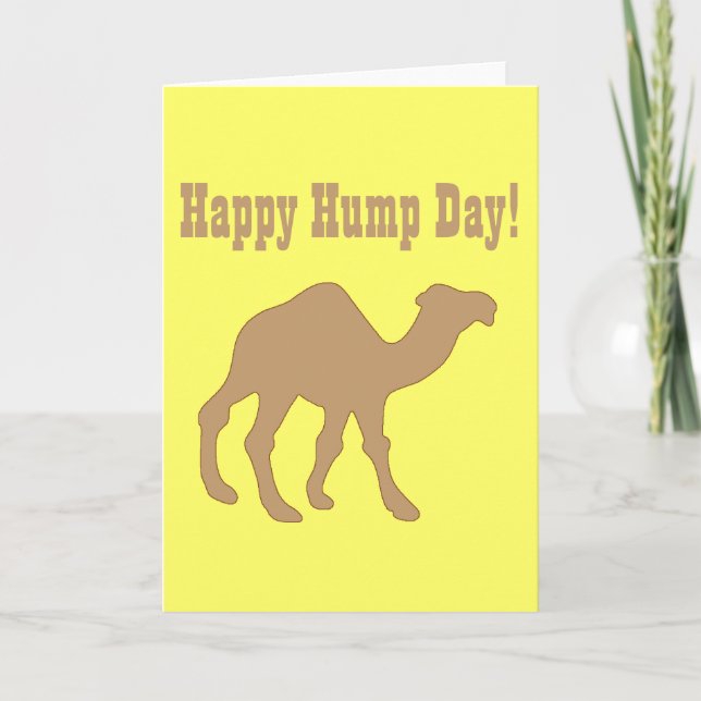 Kul i mitten av veckan ! Glad Hump Day Kort (Framsida)